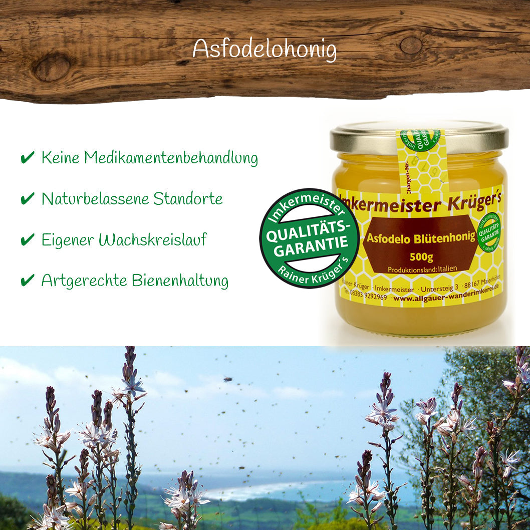 Asfodelohonig 500g