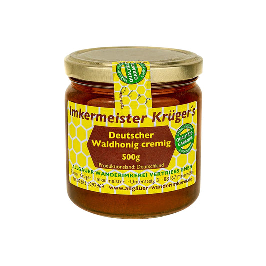 Deutscher Waldhonig cremig, 500g, von der Allgäuer Wanderimkerei